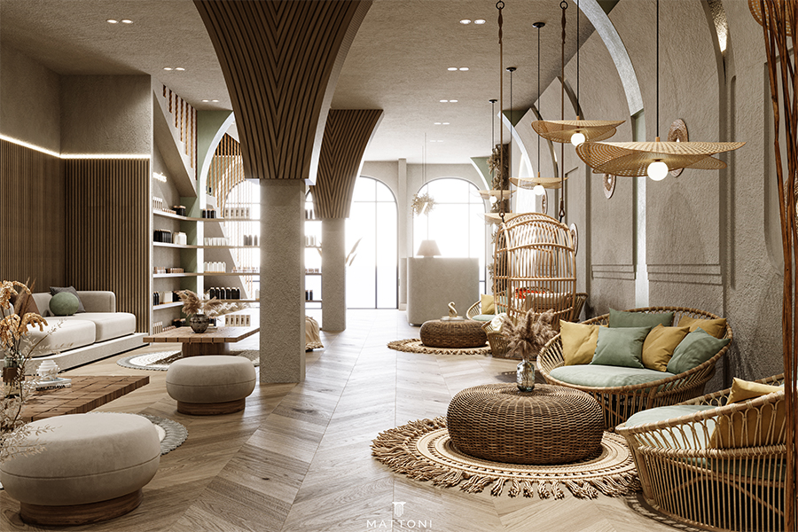 Bohemian salon design