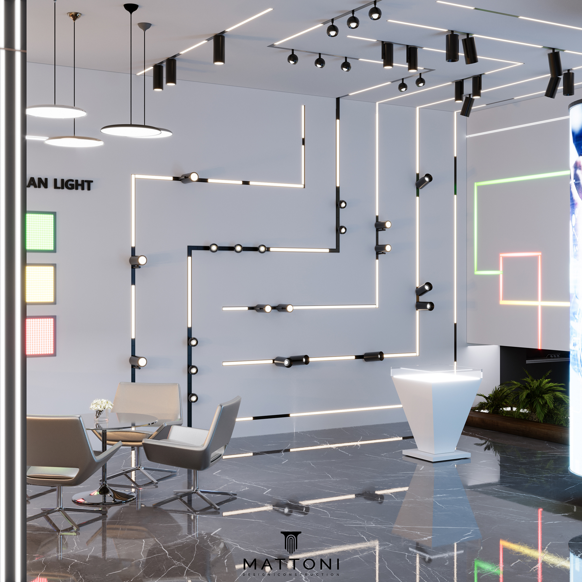 lighting showroom