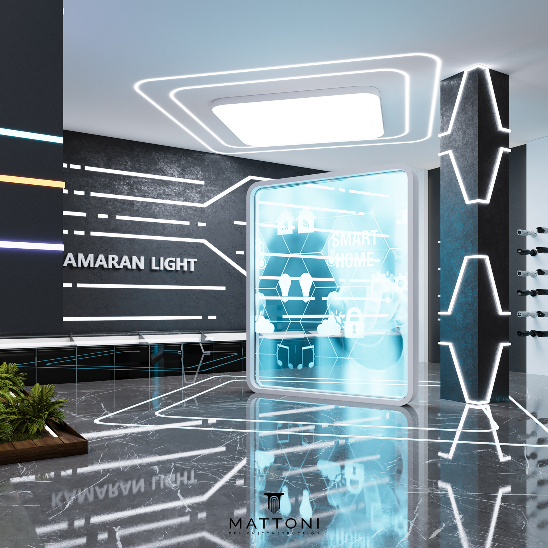 lighting showroom