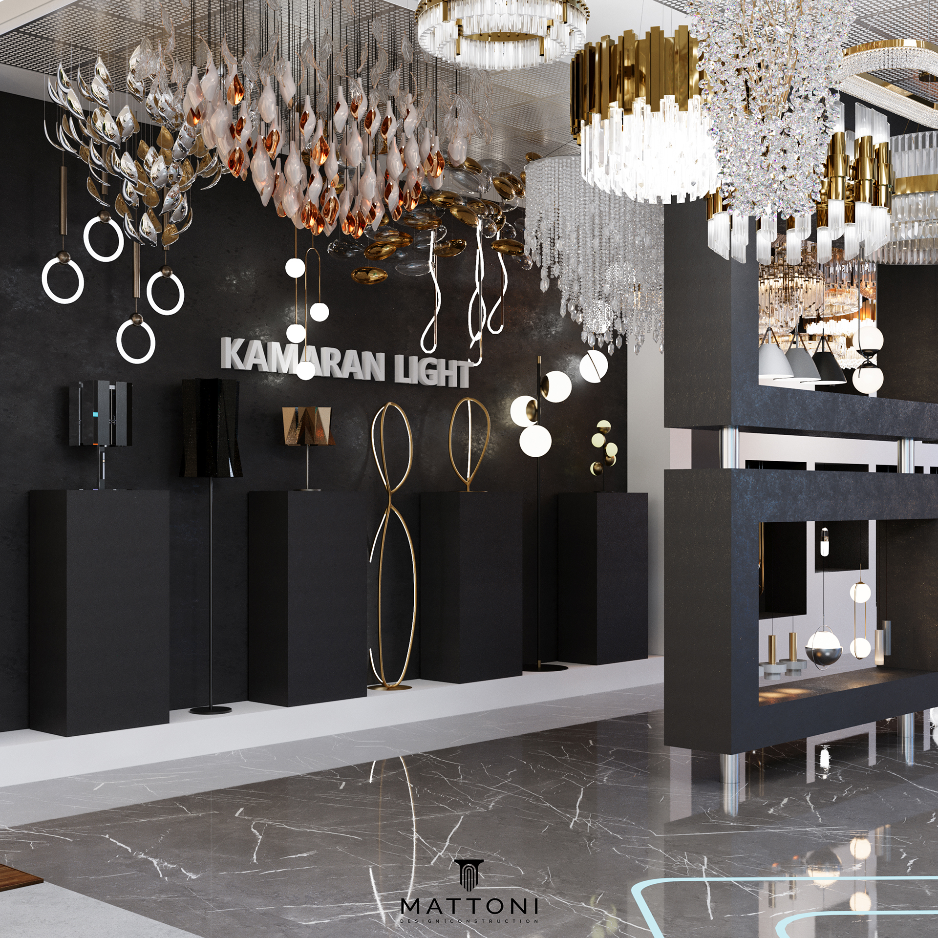 lighting showroom