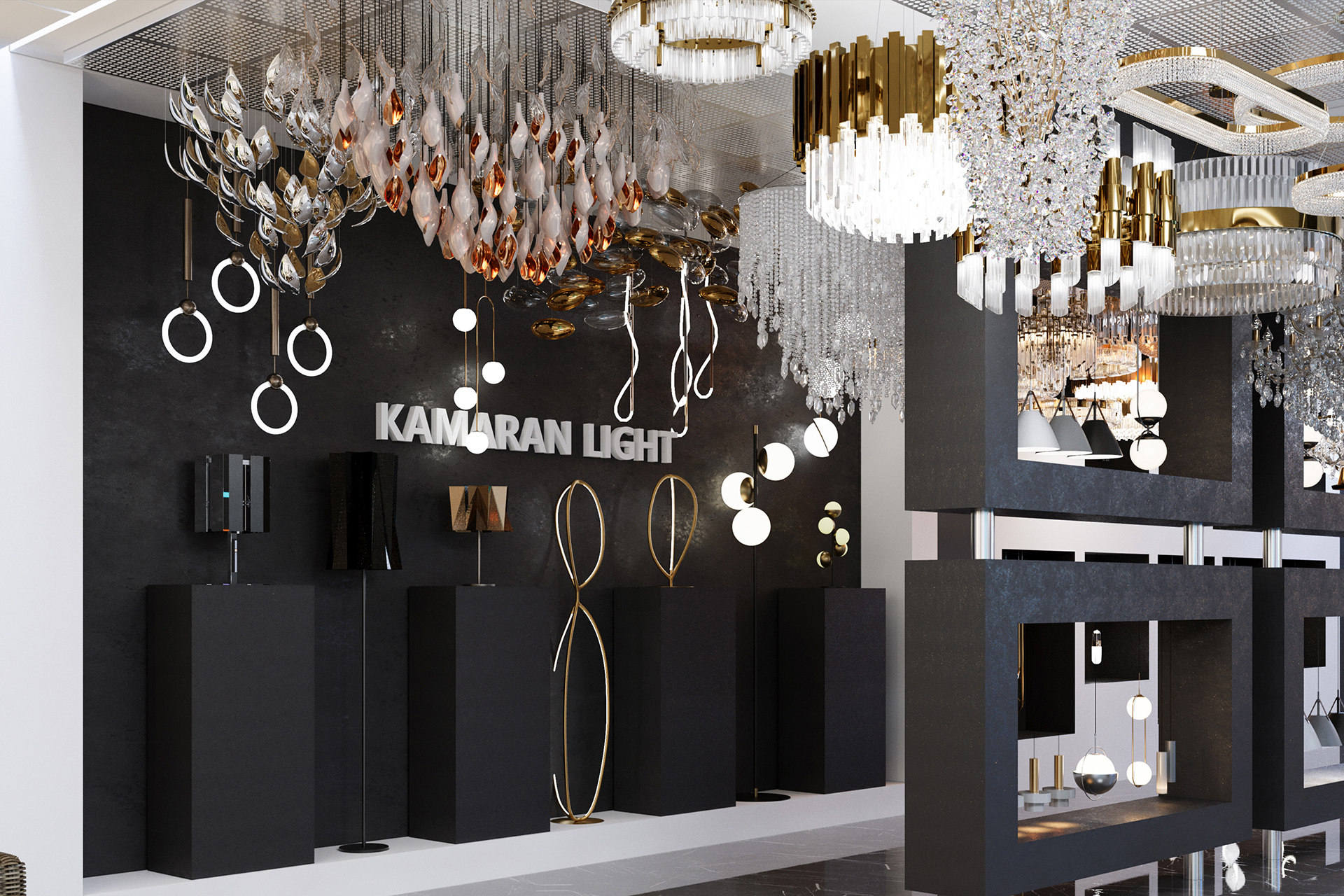 lighting showroom